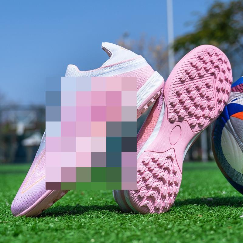 New Low-top Football Shoes Men's and Women's Youth Sports Professional Game Training Football Shoes Straight Hair