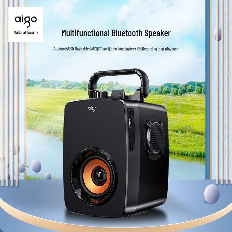 

Aigo T115 Deluxe Portable Bluetooth Speaker