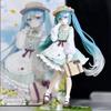 For Hatsune Miku Fans! 23cm Cheerleader Anime Figure - Kawaii Girl PVC Action Figure, Collectible Model Toy