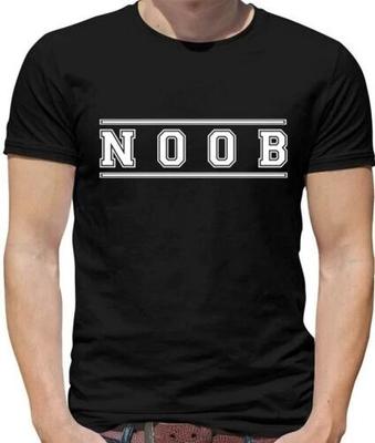 Noob Maglietta Da Uomo - Newbie - Geek - Nerd - Gioco - Gaming