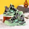 Boys' Plush-Lined Winter Leather Sports Shoes, 2025 New Style - Warm Cotton Running Shoes for Students