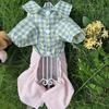 Four-legged dog clothes spring and autumn new small and medium-sized dog pet clothes teddy bear pattern pet supplies