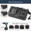 Makita-Compatible 18V-21V Universal Charger for Electric Wrench, Angle Grinder, Hammer Drill, Direct Lithium Battery Charging Base
