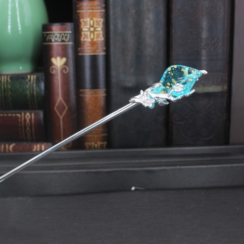 Vintage Metalen Bloem Haarspeld Voor Vrouwen Antieke Haarstok Voor Meisje Haarclip Kostuum Chinese Hanfu Haaraccessoires Bun Maker