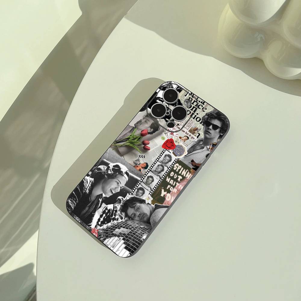 H-Harry Music Styles Phone Case For iPhone 17,16,15,14,13,12,11 Pro Max,16/15/14Plus,XS Soft Black Cover