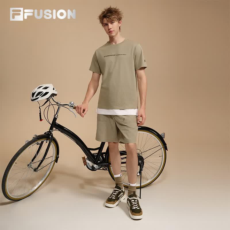 Fila Fusion Men's Short Sleeve Cotton Knit T-Shirt