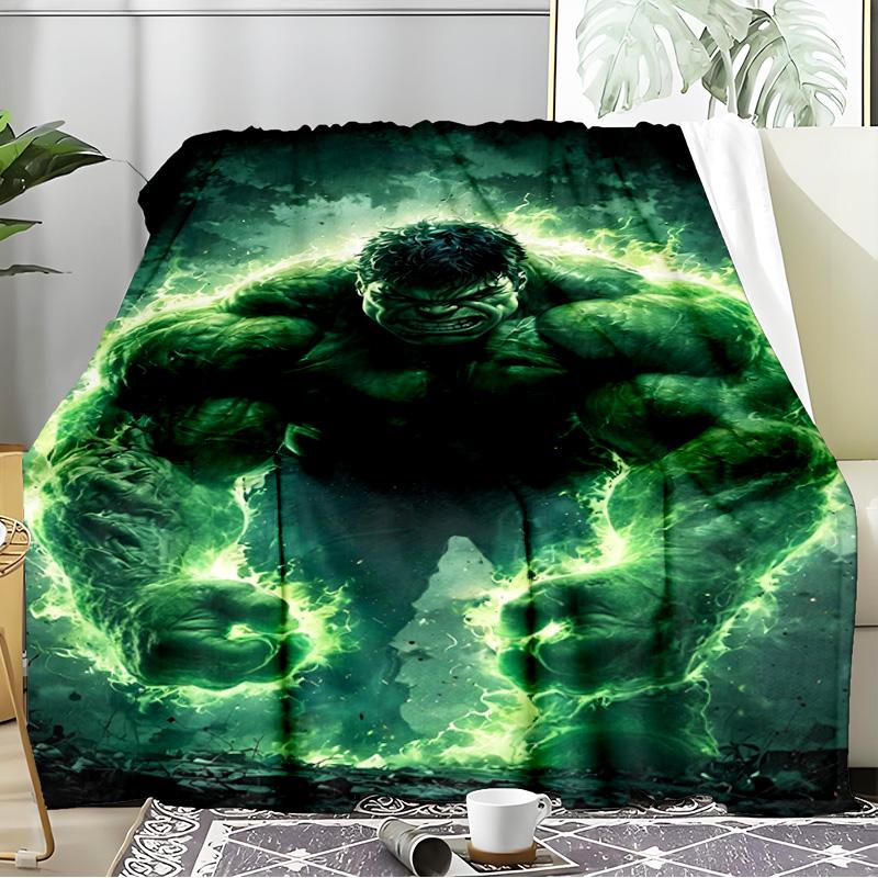 Hero Power Breaks Through Blanket Flannel Throw for Sofa, Indoor, Camping, Living Room, Office, Chair, And Bed Soft Birthday Gift