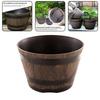 Garden Whiskey Bucket Succulent Flowerpot Outdoor Decor Pots Indoor Flower Pot#