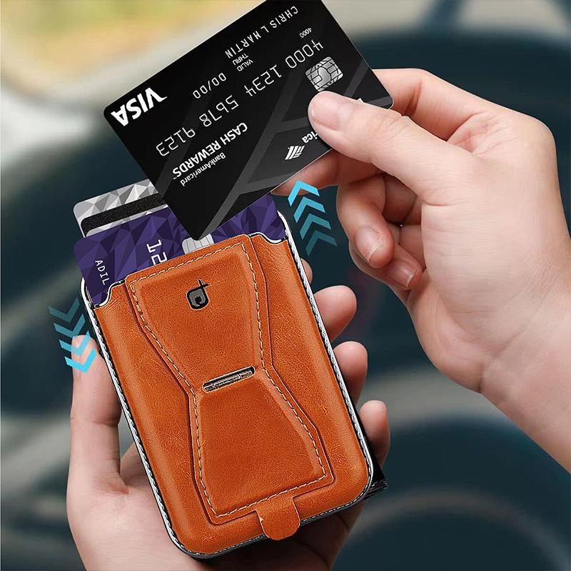 Premium Business Leather Case For Samsung Galaxy S26 Edge S25 Ultra S24+ Plus S23 Cover With Magnetic Card Slot Holder Pocket
