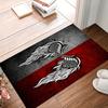Large Carpe1pc Comfortable Crystal velvet Rug][Machine Washable]Gothic Design Area Rug, Angel Or Demon Wing