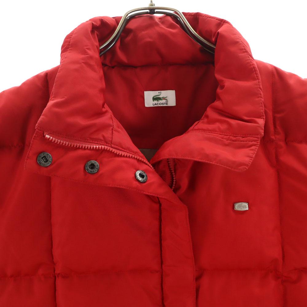 Lacoste Geacă de puf 40 Roșu Femei Folosit