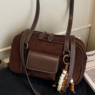 Niche Handbag Bag Women's Autumn New Trendy Retro Matte Daily Shoulder Underarm Bag