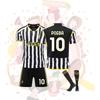 2324 Juventus Home Jersey Set With Socks 10 Polyester Fiber Fabric Children And Adult Sizes