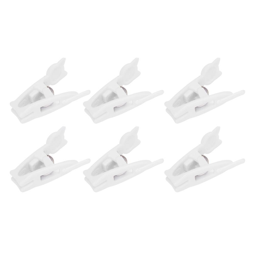 6Pcs Plastic Cute Windproof Clips Small Size Memo Paper Clips Cartoon Clips Hand Account Making
