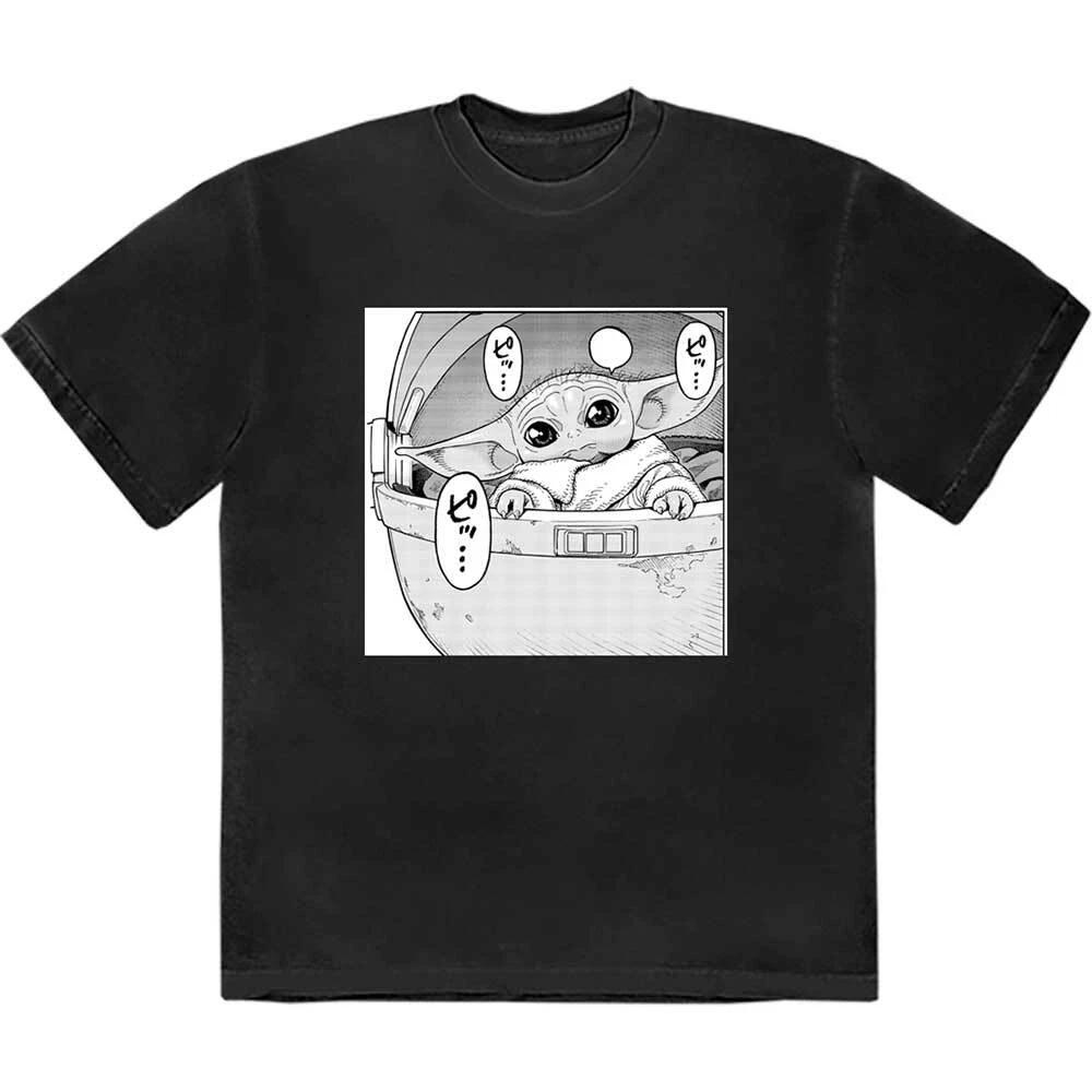 Star Wars Grogu Speech T-Shirt Black New S