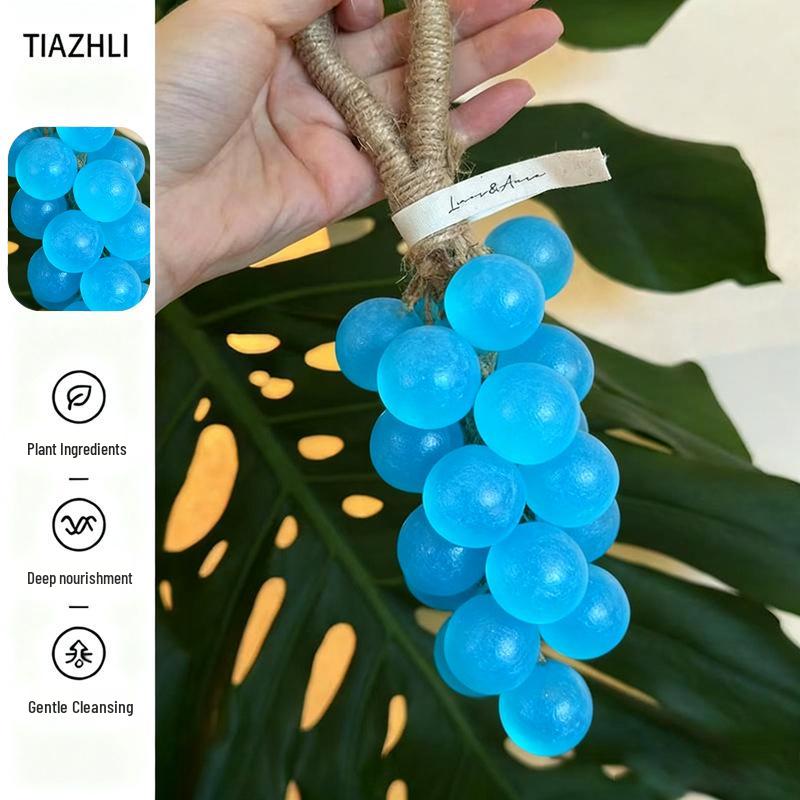 Crystal Rose Scented Grape Bunch Handmade Soap: Long-Lasting Home Fragrance & Hand Wash Souvenir