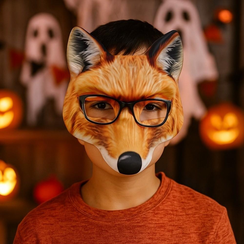 Wolf Halloween Werwolf Maske Husky Tier Halbgesichtsmaske Kreativer Tiger EVA Maske Karneval