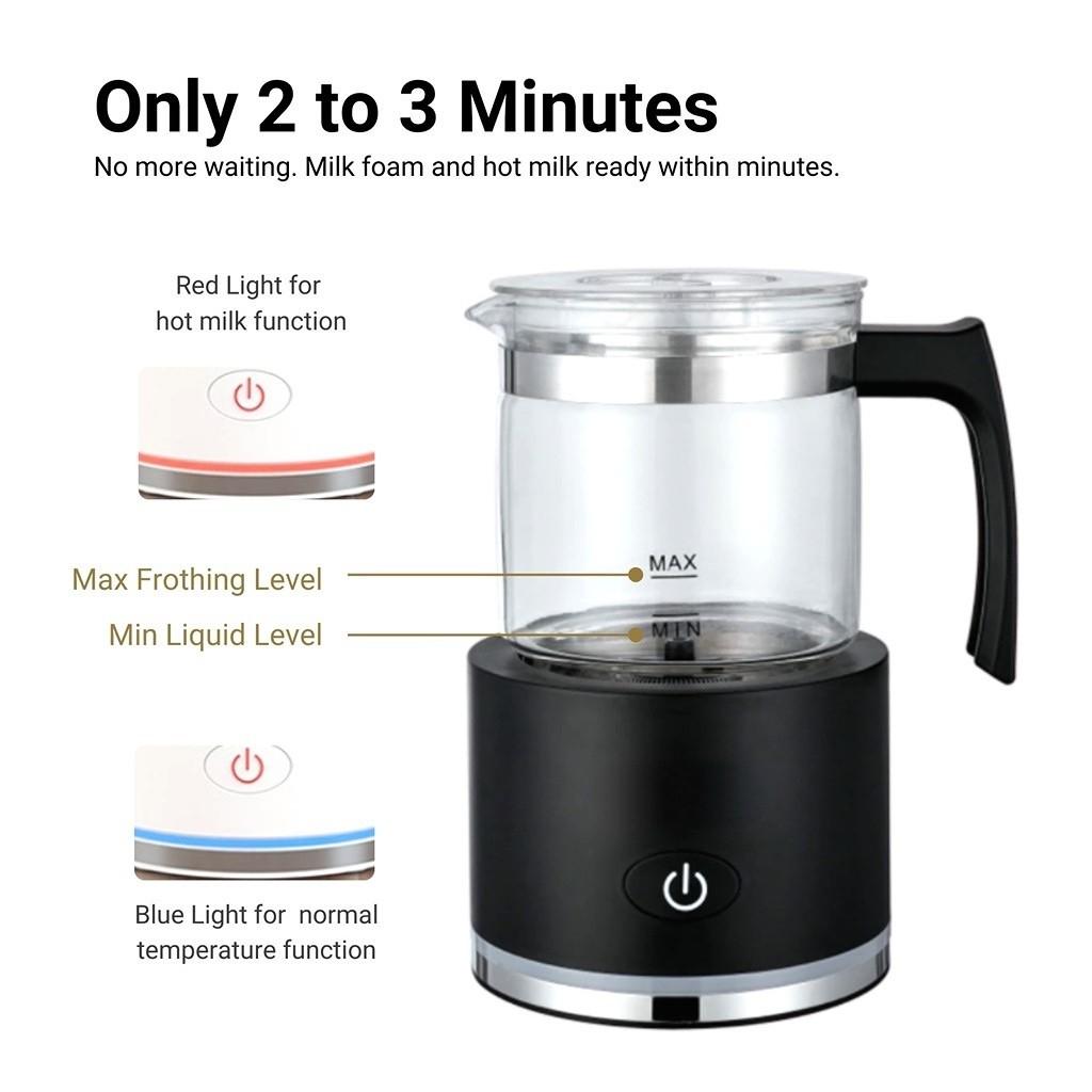 Household Large Capacity Electric Milk Foam Maker Almond Milk Automatic Milk Frother Machine Milk Heater