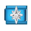 Fashion Zircon Heart Butterfly Moon Star Guitar Italian Charm Links Fit 9MM Stainless Steel Bracelet Jewelry Couple DIY Making