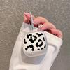 Transparente Kopfhörerhüllen Abdeckung Mit Haken Hülle Für Samsung Galaxy Buds Live 3Pro 4Pro 2Pro 2 3 FE 4 Pro Cartoon Leopardenmuster