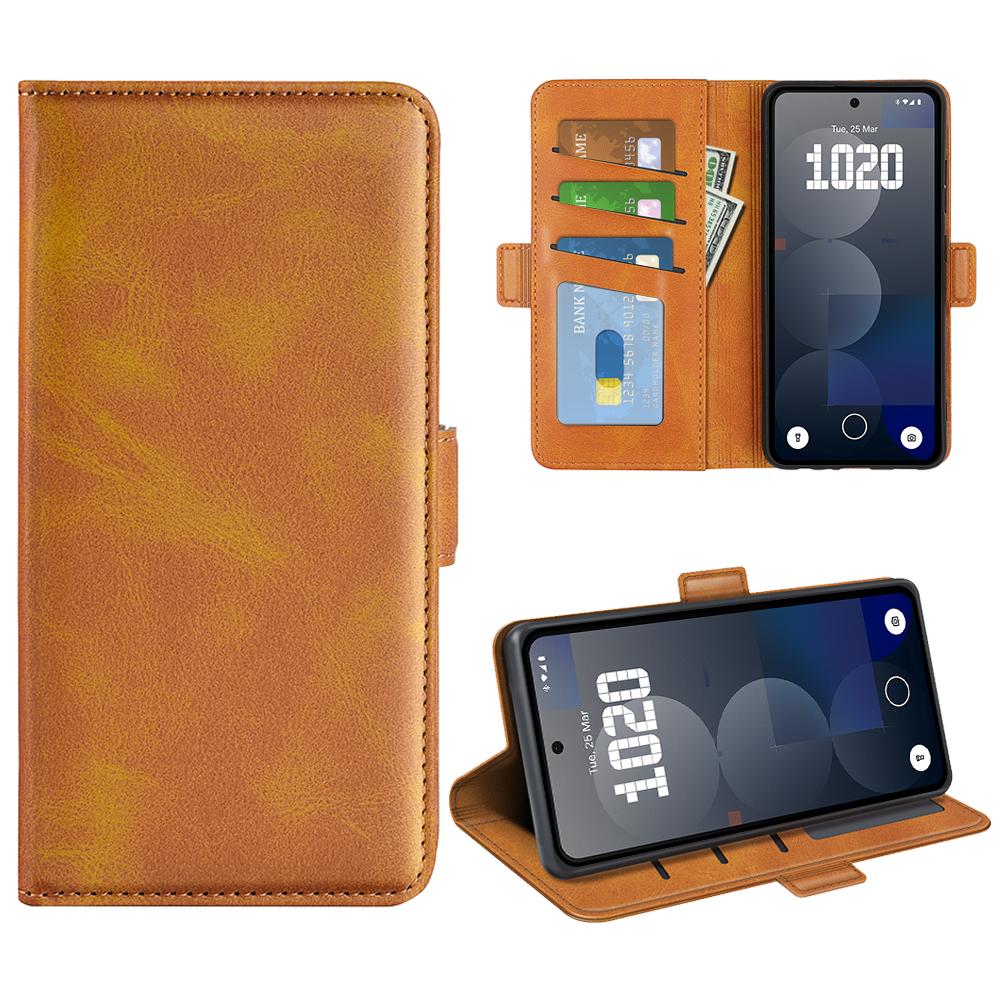 For Nothing Phone (3a) Pro Case Calf Texture Leather Wallet Phone Cover
