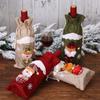 Style Button Coat Style Christmas Decor Christmas  Table  Ornaments Home Decor Wine Bottle Cover