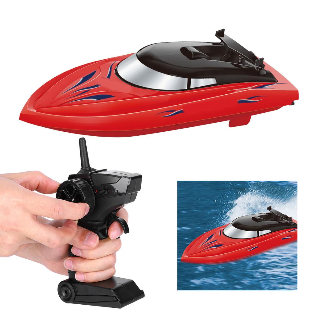 2.4G Waterproof Remote Control Boat High Speed RC Ship Speedboat Children Toy Model