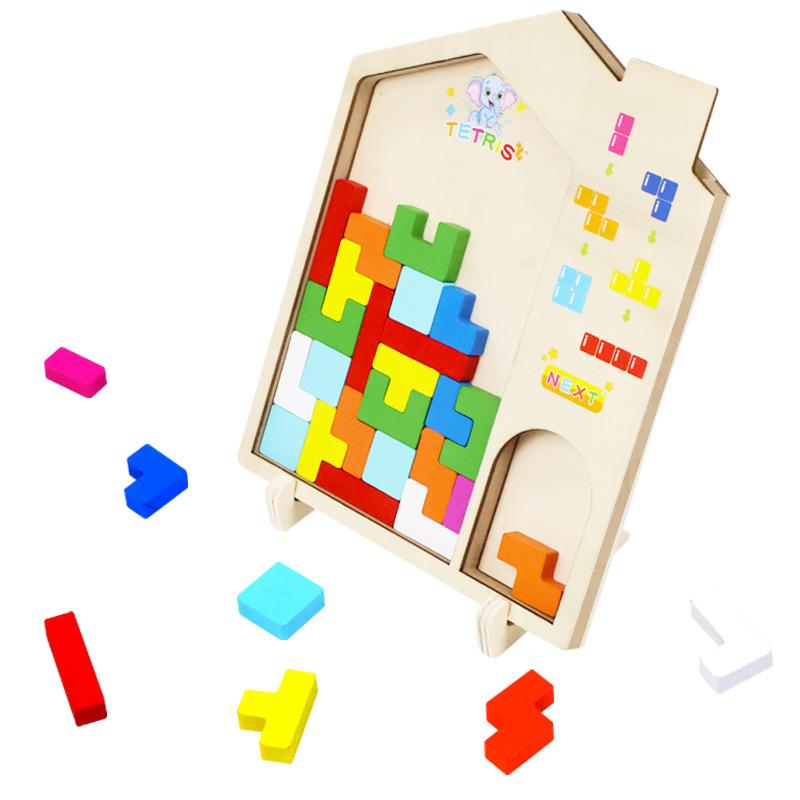 Tetris Building Blocks Puzzle Toy for Children, 3D Puzzle, Suitable for Children Aged 3 To 6, As A Birthday Gift for Boys and Girls