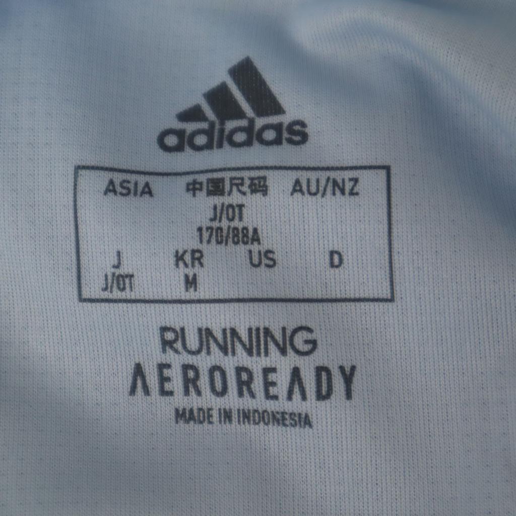 Adidas ungetragen Lauf Kurzarm Bekleidung OT hellblau Etikettiert Damen Gebraucht