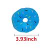 Soft Dog Donuts Plush Puppy Chewing Toys Pet Squeaker Sound Toys for Small Medium Dog Pet Interactive Toys Dog Supplies