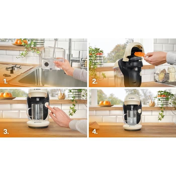 Multi-Getränke-Kaffeemaschine - BOSCH - TASSIMO - T11 Style Vanille - 1400 W