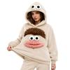 Funny Halloween Hooded Pajamas for Adults with