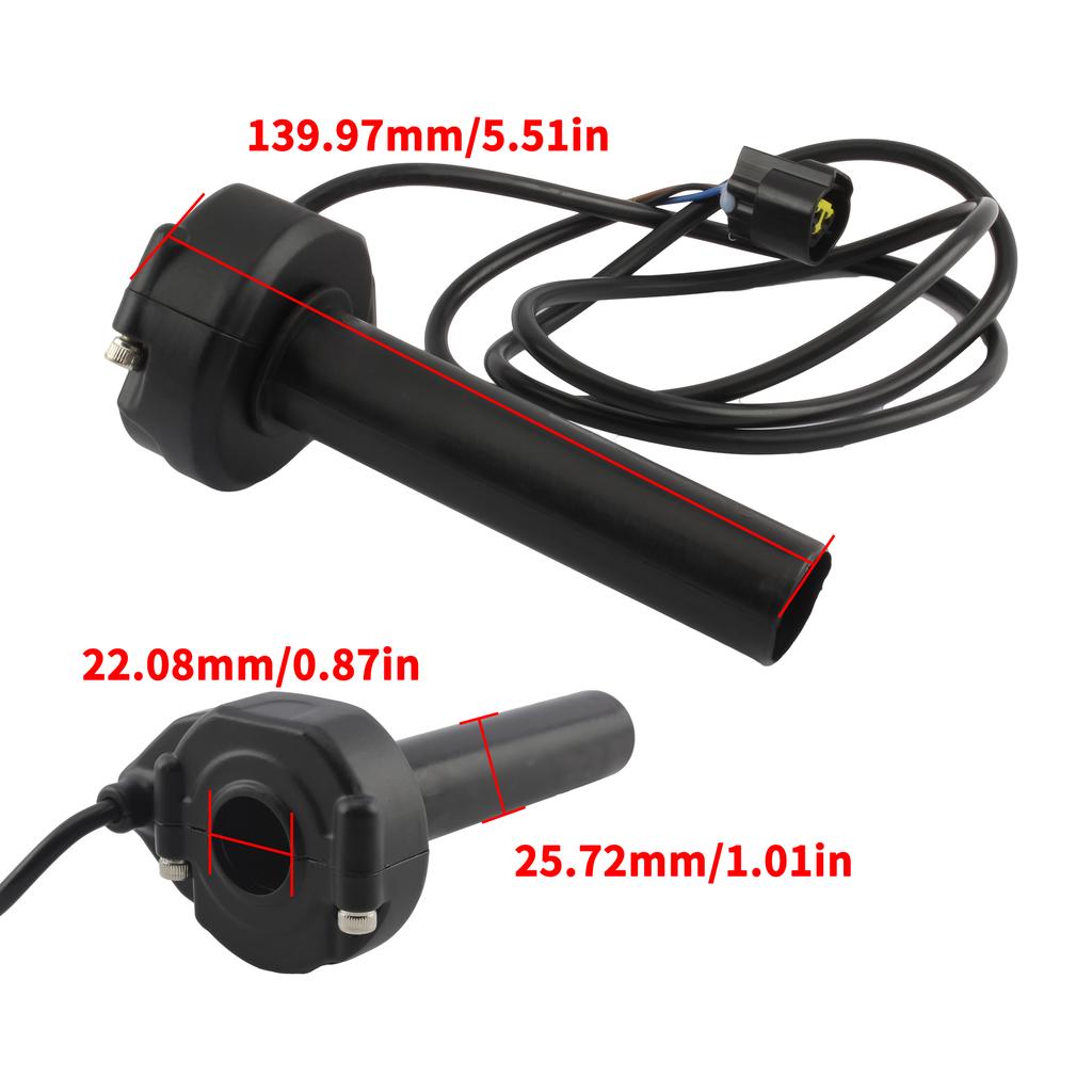 Universal Motorcycle Throttle Grips Anti-Slip Accelerator Handlebar For Surron Light Bee S X Pit Dirt Bike Motocross Accessories