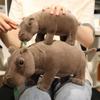 Stuffed Doll Hippo Plush Toy Realistice Hippopotamus Stuffed Toy Plush Hippo Doll  Kids Toys