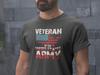 US Army Veteran T-Shirt Mens Womens Tees Top Patriotic Military Gift for Men Women Vets Graphic Tee