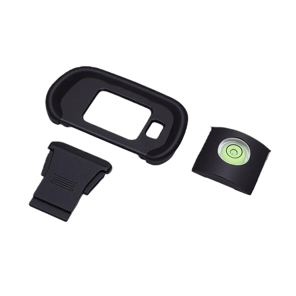 Kit Livella a Bolla Tappo Hot Shoe Paraluce per Fotocamera R7 Silicone Morbido per Fotografia