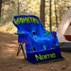 Personalized Custom Name Blanket - Geometry Dash Print Design,Blanket for Sofa,Bed,Travel,Camping - Soft and Warm, Great Gift