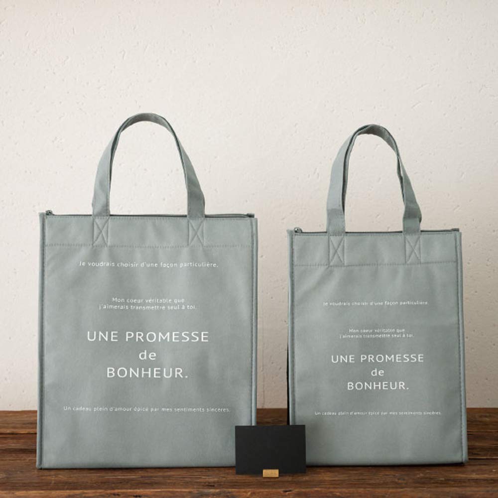 HEADS BNR-2CB Cooler Bags, 24 X 32 X 18 Cm, Gray, 5-Pack, Bonheur Cool Bags, Eco Bags
