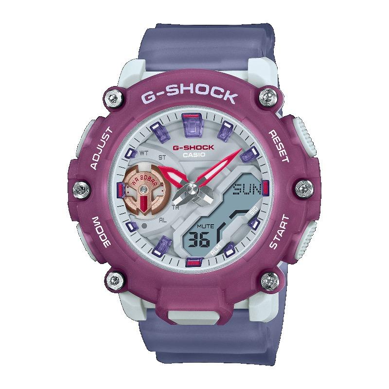 Casio G-SHOCK Men s Resin 200M Water Resistant Digital Shock Resistant Quartz Watch GMA-S2200PE-6A чёрный