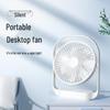 New Compact Cartoon Desktop Fan: Powerful Mini Wind for Dorm, Student, or Home Use - Perfect Portable Gift