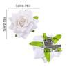 3Pcs Fashion SummerBill Hair Clips Rose Flower Hair Decoration  Clips Dual-Purpose Brooch  Multi-Purpose Accessories