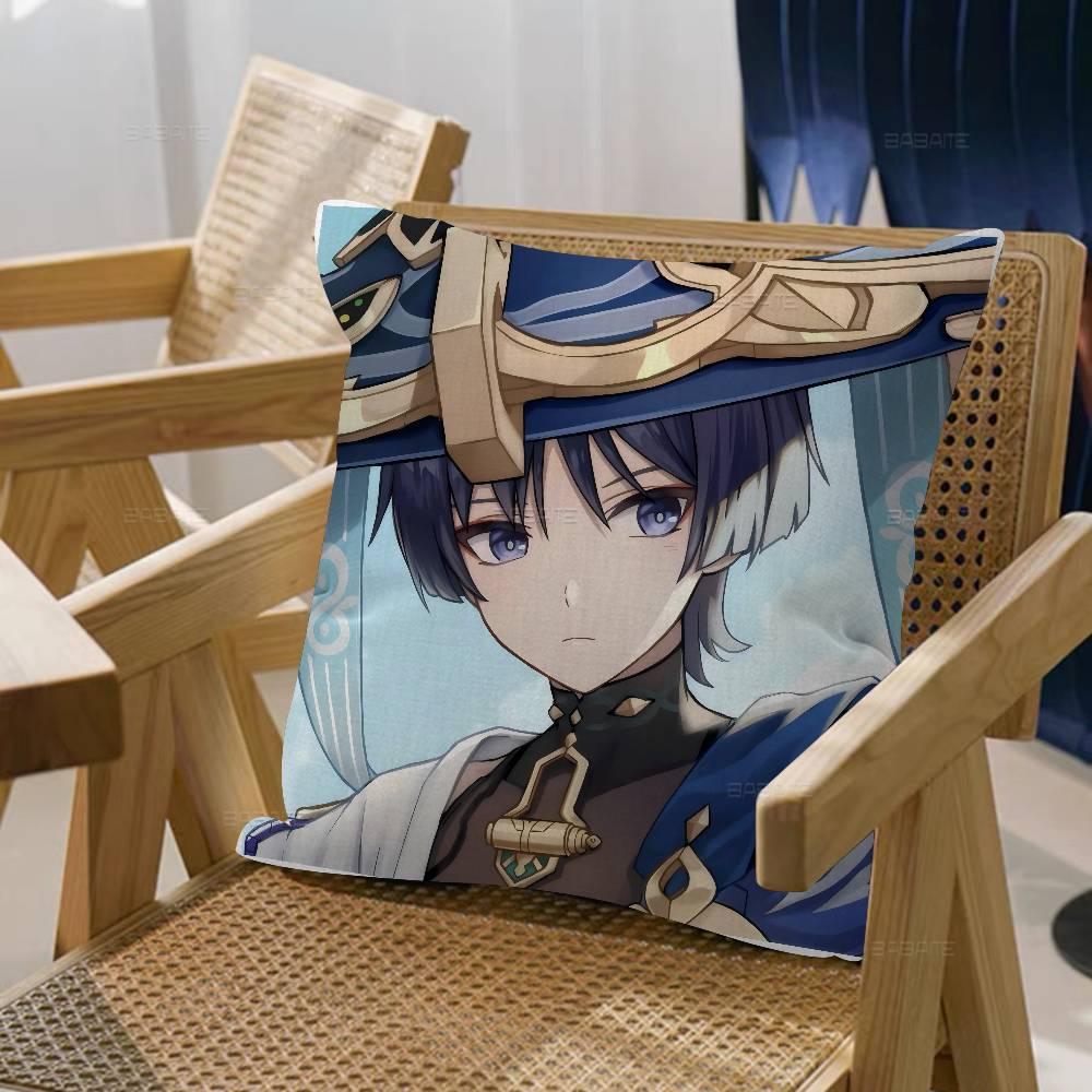 Popular Game Figure Wanderer Pillow Gift Home Office Decoration Bedroom Sofa Car Cushion Cover case x