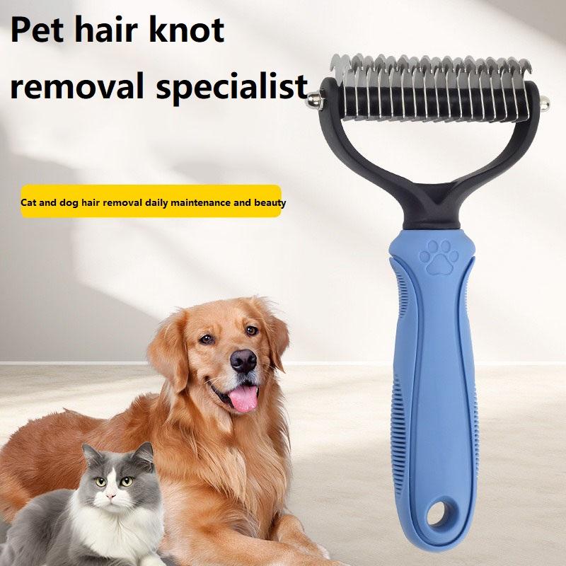 Pet Deshedding Brush Dog Hair Cats Comb Brush for Dog Grooming Shedding Supplies Short Hair Puppy Brush Large Dog Comb