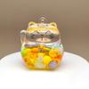 1pcs Mini Resin Cartoon Cat Miniature Figures 3D Little Ornament Micro Landscape DIY Dollhouse Garden Decoration Craft Gift Present