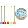5 Pcs Decorative Bookmarks for Book Reading Crochet Flowers Page Marker Creative Bookmarks Knitted Daisy Book Markers