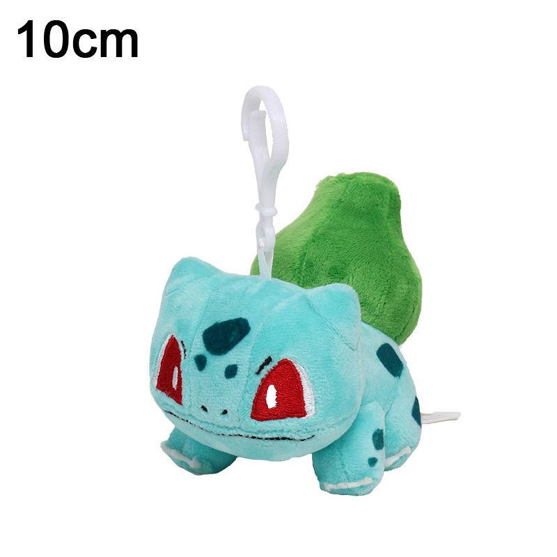 Plush Keychain Cartoon Toys Pikachu Charmander Psyduck Squirtle Snorlax Wobbuffet Doll Kids Kawai Toy Gift