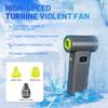 880000RPM Powerful Dust Blower 5-Gear Speed Adjustable Digital Display Turbo Jet Fan High Speed Brushless Vacuum Cleaner Blower