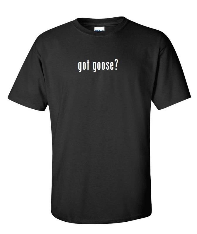 

Got goose  Cotton T-Shirt Shirt Solid Black White Band Instrument Bird S-5XL XL