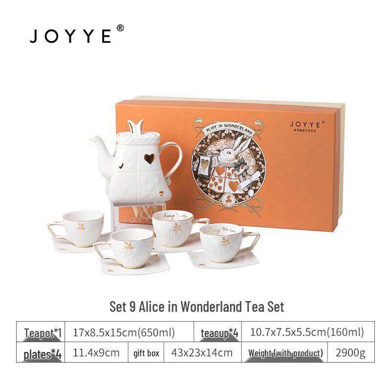 

JOYYE Alice in Wonderland Ceramic Tea Set