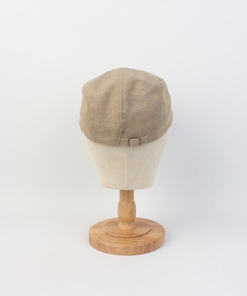 Yunibeosyeolkemiseuteuli Linen Gd Logo Beige Hunting Cap
